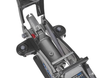 PODNOŚNIK SAMOCHODOWY LEWAREK NISKOPROFILOWY 2,5T ŻABA GUMA STALOWE KOŁA