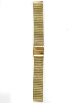Oryginalna bransoleta mesh do zegarka Bering 14134-331 - 16 mm złoty kolor
