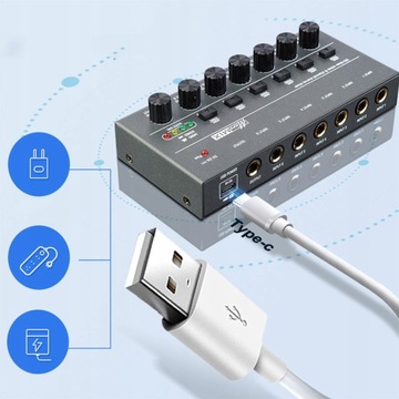 6-kanałowy mikser audio dla profesjonalistów
