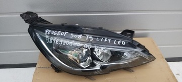 PEUGOT 308 T9 II LIFT LED 9816990580 LAMPA PRAWY PRZÓD EU