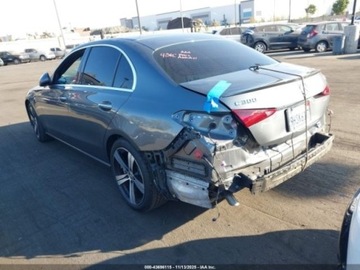 Mercedes Klasa C W206 2023 Mercedes-Benz Klasa C C300 4MATIC, od ubezpieczalni 2.0 Benzyna 255KM, zdjęcie 5