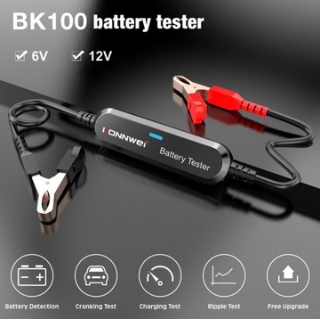 ТЕСТЕР АККУМУЛЯТОРА 6 В 12 В Bluetooth 5.0, польский