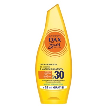 Dax Sun Lekka emulsja do opalania SPF 30