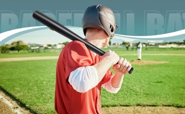 Kij Bejsbolowy Baseballowy Czarny Cięzki I Solidny 32Cali 1200g Stop Metali