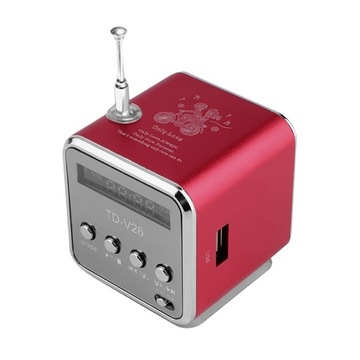 Odtwarzacz muzyki MP3 z podłączonym USB i radiem FM