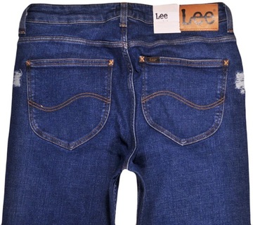 LEE spodnie HIGH blue jeans BREESE _ W30 L35