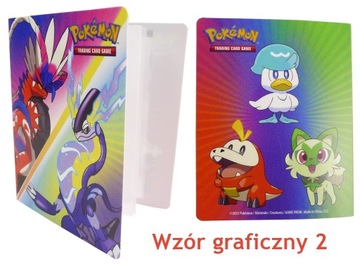 Оригинальный мини-карманный АЛЬБОМ для карточек POKEMON - РАЗЛИЧНЫЕ УЗОРЫ НА ВЫБОР