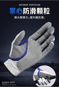 Перчатки для гольфа мужские, 3 цвета, дышащие для левой и правой руки