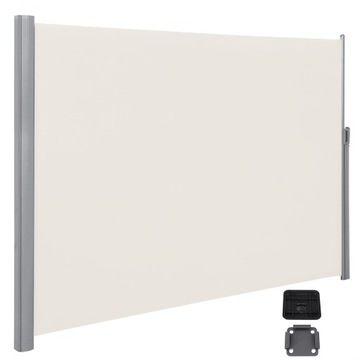 Тент боковой, солнцезащитный, 200x400, БЕЖЕВЫЙ