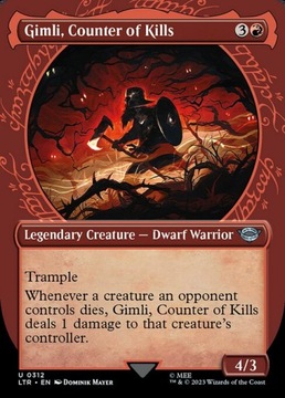 MTG LTR #312 Gimli, Counter of Kills