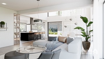 Дизайн дома Pióro Architekci-20 Зеркальная версия