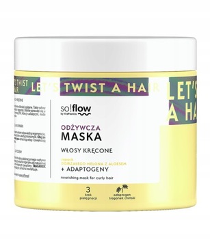 SO!FLOW Odżywcza maska do włosów kręconych melon/aloes 400ml