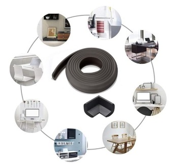 ЗАЩИТА ПЕННАЯ ДЛЯ УГЛОВ ЗАЩИТА УГЛОВАЯ ДЛЯ КРОМОК МЕБЕЛИ 4x шт.