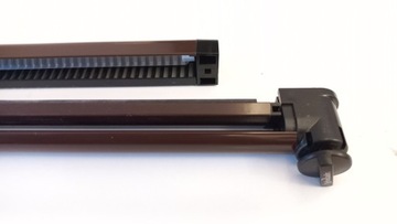 Приточный оконный воздухоотводчик Ventair TRDn, автоматический, коричневый RAL 8017