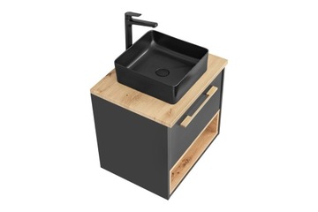 ШКАФ ДЛЯ ВАННОЙ КОМНАТЫ С РАКОВИНОЙ 60 СМ BORNEO COSMOS