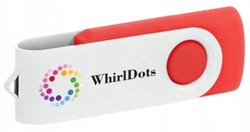 PENDRIVE REKLAMOWY z logo PD-6 TWISTER Full Kolor USB 2GB 10 SZT +GRATIS!