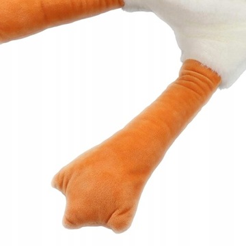 GĄSKA RUCHOMA GĘŚ MASKOTKA PLUSZAK PODUSZKA 50 CM