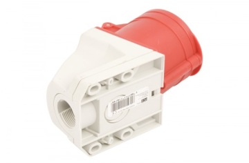 125-6K Фиксированная розетка 32A 5 контактов 400V IP44