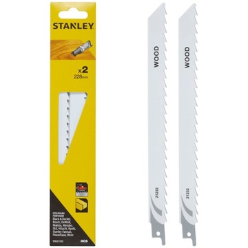 КОМПЛЕКТ BRZESZCZOTOW ДО DREWNA STANLEY STA21232 HCS 228MM ДО PILY 2 ШТ. 