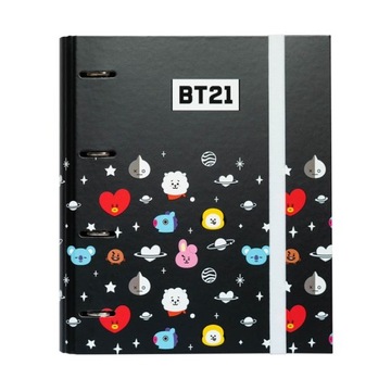 Line Friends BT21 - Segregator pierścieniowy do przechowywania dokumentów z
