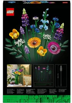 LEGO ICONS 10313 Букет полевых цветов + Подарочный пакет + Каталог PDF