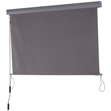 Вертикальная защитная рулонная штора Outsunny Awning