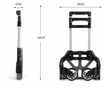 Складная переносная тележка для перевозки багажа