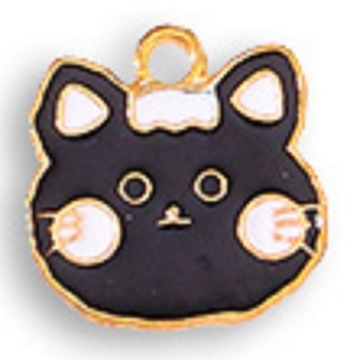 КУЛОН КОШКА ДЛЯ БРАСЛЕТА ОЖЕРЕЛЬЕ W770