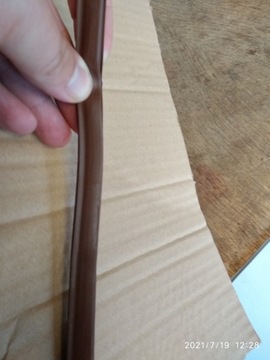 uszczelka do drzwi wewnętrznych bezfelcowych brąz