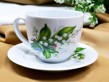 800 ЧАШКА 400 + Блюдце 16 Ландыш RITA MALCER