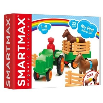 Smart Max My First Tractor Animals Klocki Magnetyc