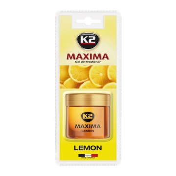 K2 MAXIMA АРОМАТНЫЙ ГЕЛЬ Освежитель лимона 50 мл