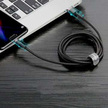 КАБЕЛЬ BASEUS ДЛИННЫЙ ЗАРЯДНЫЙ КАБЕЛЬ ТИПА-C USB-C БЫСТРАЯ ЗАРЯДКА 3.0 2А 2М