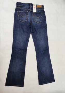 SPODNIE DAMSKIE JEANSY CIEMNE LEVIS W26 L32