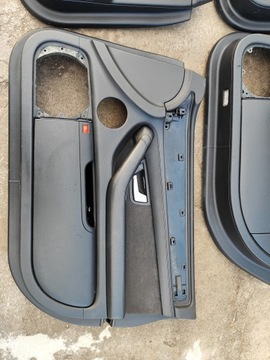 AUDI A8 D3 ОБИВКА ДВЕРЕЙ BANG&OLUFSEN ДЛИННАЯ КОЖА