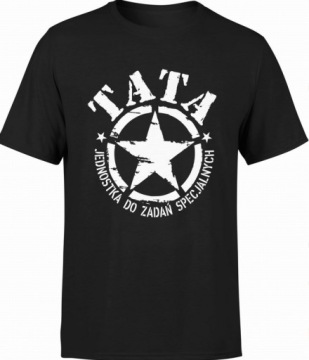 KOSZULKA MĘSKA TATA T-SHIRT DZIEŃ OJCA DLA TATY - XXL
