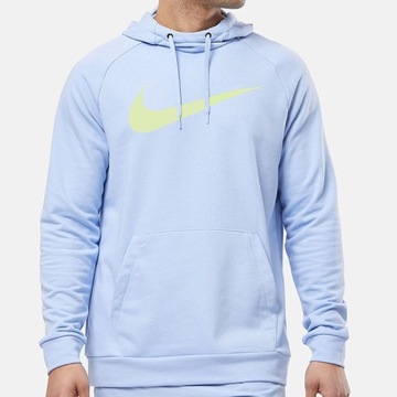 Nike bluza Dri-Fit Hoodie męska błękitna CZ2425-479 M