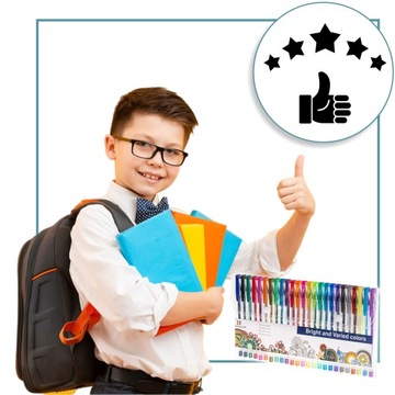 Ручки с блестками, гелевая ручка с блестками School Layette, 25 цветов