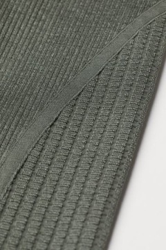 H&M leginsy sportowe zielone bezszwowe khaki legginsy fastdry szybkoschnące