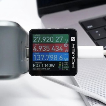 Портативный тестер порта USB C QC5.0 PD3.1 ChargerLAB Power-Z KM003C