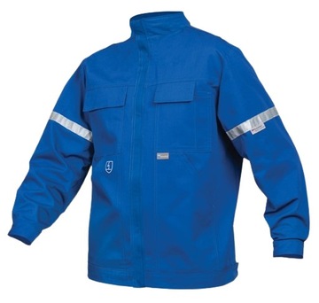BLUZA ROBOCZA ANTYELEKTROSTATYCZNA SARA PIORUN Z TAŚMĄ 3M NIEBIESKA 3XL