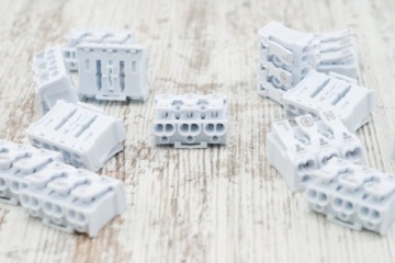 DIY лампа соединительный блок тройной N L PE для провода и кабеля