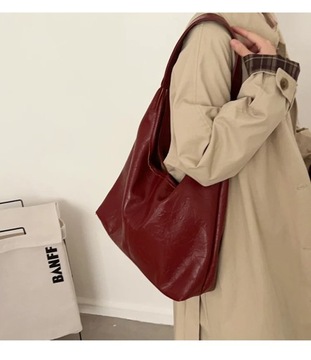 MBTI Fashion Красная женская повседневная сумка Осень-Зима Корейская мода