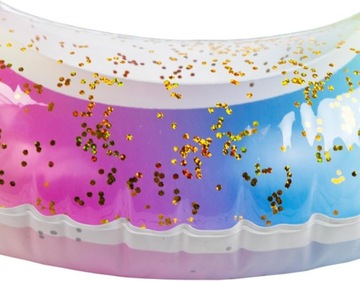 НАДУВНОЕ КОЛЕСО «РУСАЛКА» ПЛЯЖНЫЙ МАТРАС КОЛЬЦО ДЛЯ ВОДНОГО ПЛАВАНИЯ XL С БЛЕСКАМИ