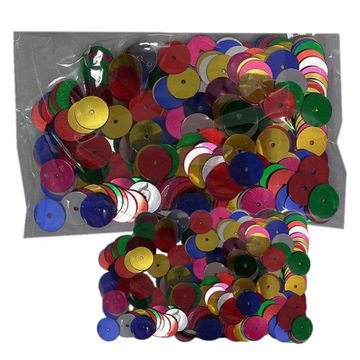 Блестки Круглые Плоские Декоративные Конфетти, МЕТАЛЛИК