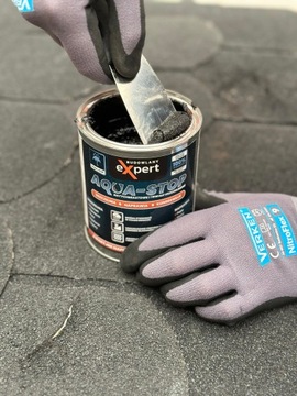 Кровельный герметик КОМПЛЕКТ асфальтовая шпаклевка с волокнами ОТ ПРОТЕЦОВ 1КГ