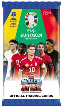 КАРТЫ MATCH ATTAX CARDS Topps EURO 2024 BOX - 36 пакетиков