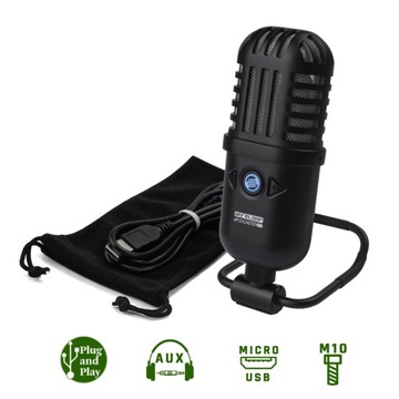 MIKROFON USB GAMINGOWY sPodcaster Go DLA YOUTUBERA