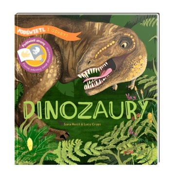Edukacyjna książka dla dzieci dinozaury Apipapi