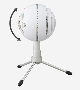 Синий USB-конденсаторный микрофон Snowball iCE, белый